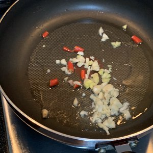 The practice measure of the ground meat aubergine that the novice also can do complete home ten minutes to lick plate 9