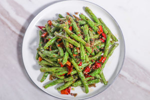 Kidney bean of dry stir-fry before stewing (go up desk second is smooth) practice measure 5