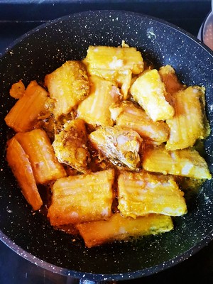 Need not deepfry is gigantic the practice measure of hairtail of delicious braise in soy sauce 3