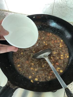 The practice measure of trass beans mud 5