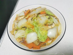The practice measure that element fries Chinese cabbage 5