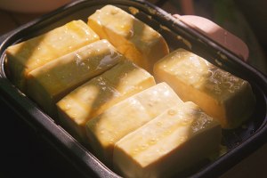 4 paces can make favorable balance of trade delicious the practice measure of the sweet decoct bean curd of go with rice 5