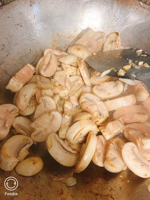 Do not put gourmet powder, salt, the practice measure of the oyster sauce a kind of dried mushroom of fragrance of garlic having a place 14