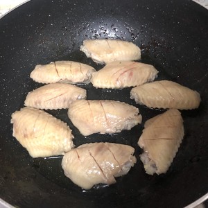 The practice measure of wing of chicken of quick worker coke 4