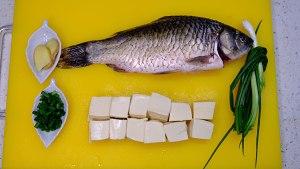 白フナの魚の豆腐のサックルスープ|最後の魚との柔らかい練習ステップ 1 