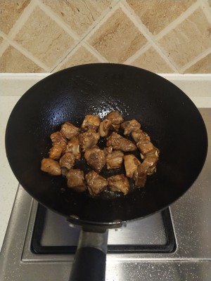 The practice measure of the chop of braise in soy sauce that is not deepfry 5