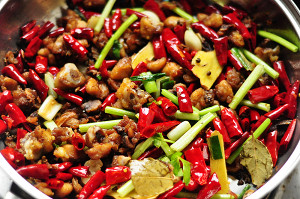 The practice measure of hot pepper chicken 18