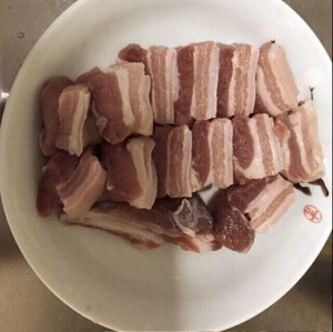 The practice measure of flesh of braise in soy sauce 1