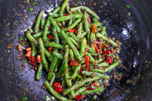 Kidney bean of dry stir-fry before stewing (go up desk second is smooth) practice measure 4