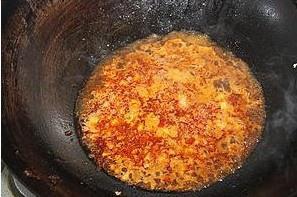  甘くて熱いひき肉の蒸発の豆腐8 