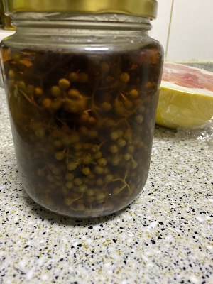 The practice measure of mashed garlic of Chinese prickly ash 1