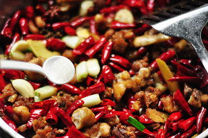 The practice measure of hot pepper chicken 15