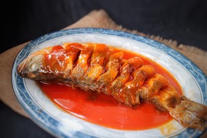 甘酸っぱいソースの魚（シンプルな背の高いYan Zhiを超えるライバルレストラン）練習法12