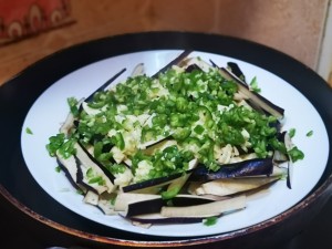 _ of dish of go with rice mixes without oily health the practice measure of aubergine 4