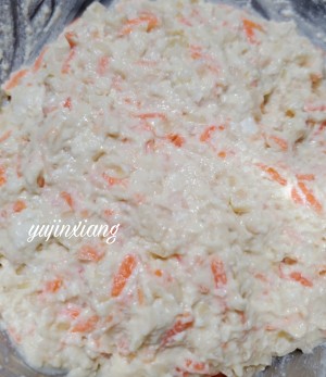  肉の甘酸っぱい豆腐よりも美味しい丸い塊の食品（契約。栄養。繊細。素早い作業。ごちゃごちゃした後、混ぜるだけでよい）練習法7 