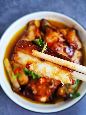 Need not deepfry is gigantic the practice measure of hairtail of delicious braise in soy sauce 7