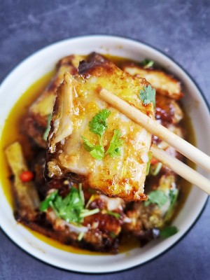 Need not deepfry is gigantic the practice measure of hairtail of delicious braise in soy sauce 11