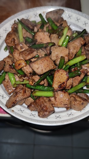 Dawdler edition pork liver fries garlic bolt or the practice measure that garlic bolt fries pork liver 7