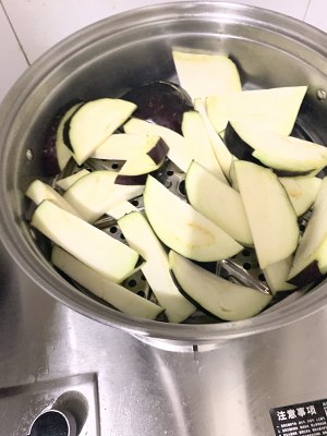 The practice measure of the ground meat aubergine that the novice also can do complete home ten minutes to lick plate 3