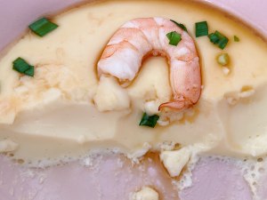 Exceed detailed the practice measure of a thick soup of bright shrimp egg of 0 failure 10