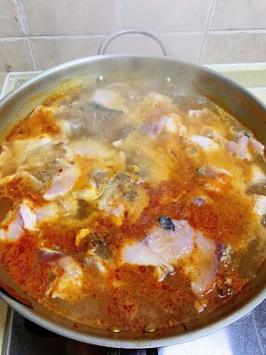 The practice measure of the water fish that boil 6