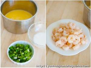 The practice measure of slippery egg shelled fresh shrimps 3