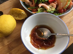 The practice measure of salad of fruit of oil of bright shrimp ox 3