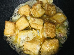 The practice measure of egg bean curd 9