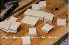 The practice measure of bean curd of the daily life of a family 1