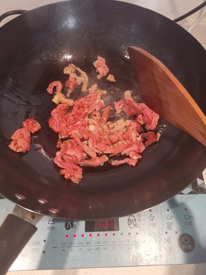 単純な豚肉の細切り肉3