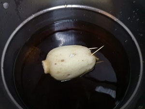 The practice measure of sweet lotus root of sweet juice polished glutinous rice 6