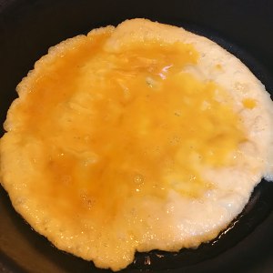 The practice measure that garlic sweet egg fries a meal 2