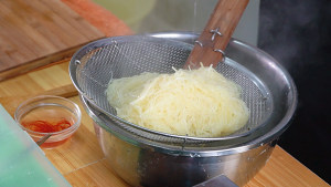 The practice measure with sweet loose potato 6