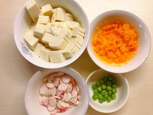 カニの卵巣と消化腺の豆腐（塩味ヨーク版）練習対策4