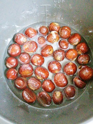 The practice measure that exceeds rice cooker of quick worker report to bake chestnut 3