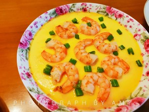Egg of water of evaporate of shelled fresh shrimps, sweet slip delicate, 0 failure, the practice measure of quick worker dish 17