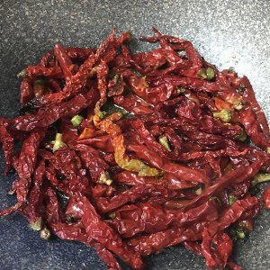 Chicken of hot pepper of fort of Xinjiang bavin nest (do not have a difference with the restaurant) practice measure 5