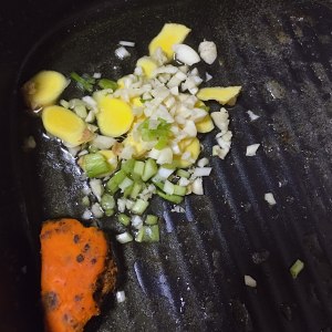 The daily life of a family is simple and easy edition grilled fish (pan version) practice measure 6