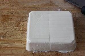 The practice measure of bean curd of evaporate of sweet hot ground meat 3