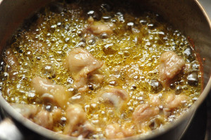The practice measure of hot pepper chicken 6