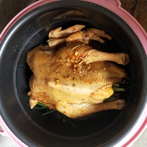 The practice measure of the chicken of stew of electric rice cooker that learns easily simply 7