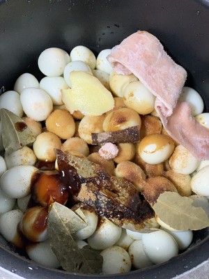 The practice measure of delicious bittern quail egg 3