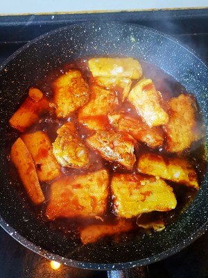 Need not deepfry is gigantic the practice measure of hairtail of delicious braise in soy sauce 5