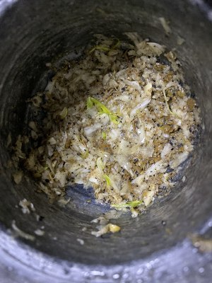 The practice measure of mashed garlic of Chinese prickly ash 5