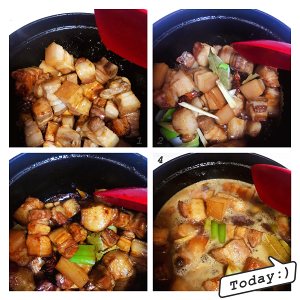 Saliva of wattle of confidential braise in soy sauce the practice measure with 3 feet soft clinking glutinous 5