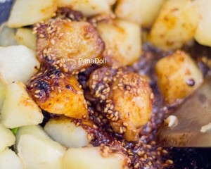 The practice measure that the sweet hot Zi with tangy aroma fries potato like that 5