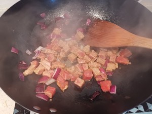 The practice measure of meal of stew of beef of carrot Xianggu mushroom 4