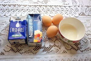 The practice measure of Creme Brulee of French caramel flummery 1