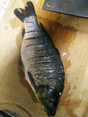 Fish of sweet decoct crucian carp (do easily simply) practice measure 3