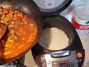 The practice measure of meal of stew of beef of carrot Xianggu mushroom 8